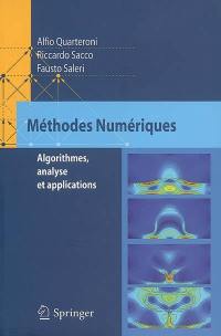 Méthodes numériques : algorithmes, analyse et applications