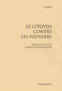 Le citoyen contre les pouvoirs