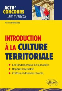 Introduction à la culture territoriale