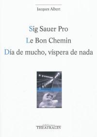 Sig sauer pro. Le bon chemin. Dia de mucho, vispera de nada