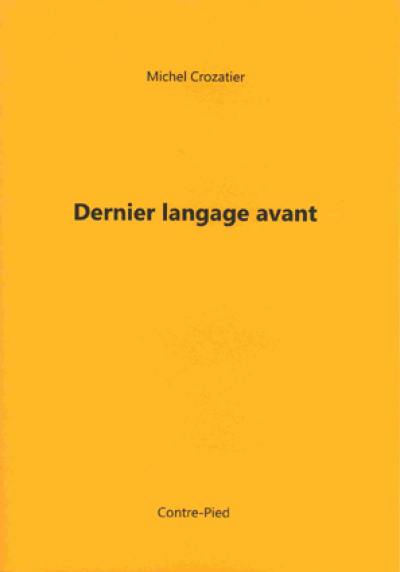 Dernier langage avant