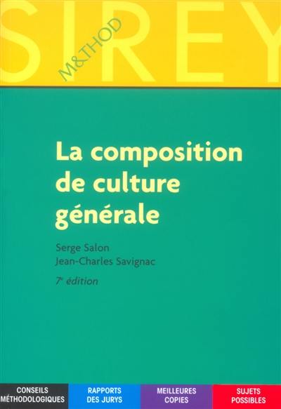 La composition de culture générale