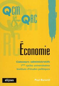 Economie : concours administratifs, 1ers cycles universitaires, instituts d'études politiques