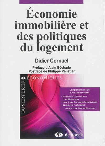 Economie immobilière et des politiques du logement