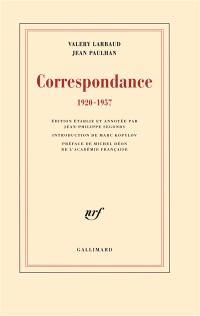 Correspondance, 1920-1957