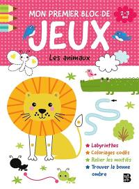 Les animaux : mon premier bloc de jeux 2-3 ans