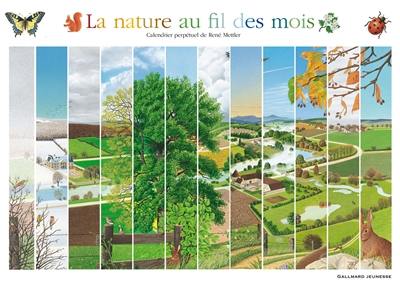 La nature au fil des mois : calendrier perpétuel