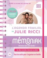 Agenda familial mensuel de Julie RIcci, Mémoniak septembre 2023-août 2024