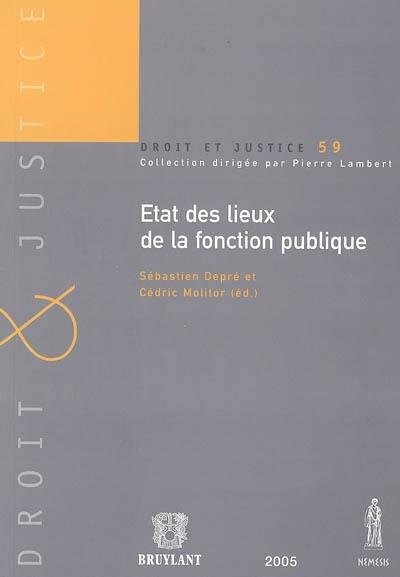 Etat des lieux de la fonction publique : actes de la matinée d'études, Bruxelles, le 6 mai 2004