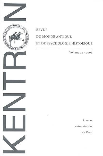 Kentron, n° 22. La démesure (suite)