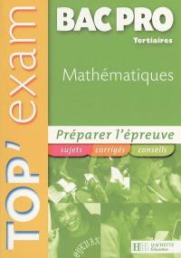 Mathématiques, bac pro tertiaires