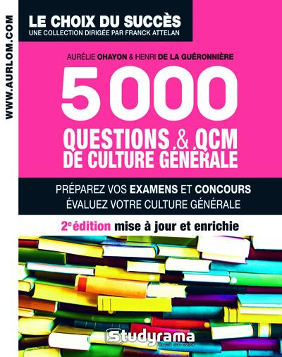 5.000 questions & QCM de culture générale