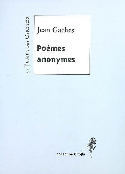 Poèmes anonymes