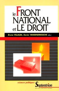 Le Front national et le droit