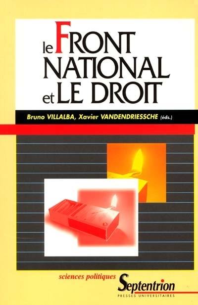 Le Front national et le droit