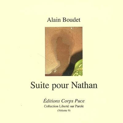 Suite pour Nathan : poèmes