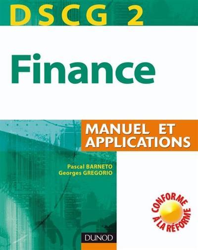 Finance, DSCG 2 : manuel et applications