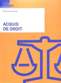 Acquis de droit