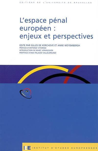 L'espace pénal européen : enjeux et perspectives