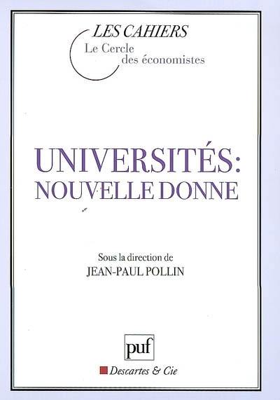 Universités : nouvelle donne