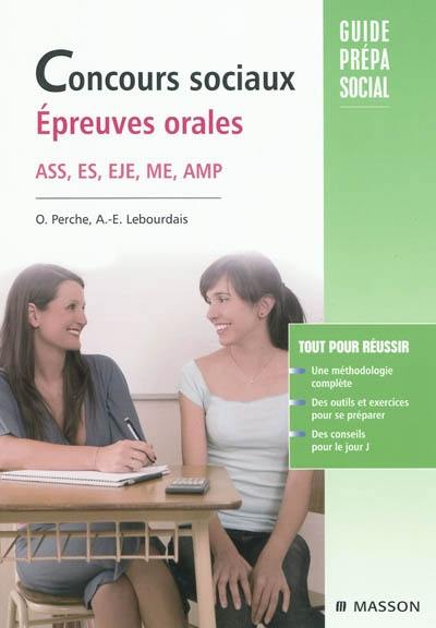 Concours sociaux : épreuves orales