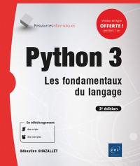 Python 3 : les fondamentaux du langage