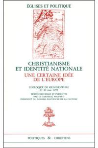 Christianisme et identité nationale : une certaine idée de l'Europe