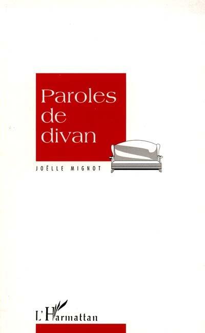 Paroles de divan