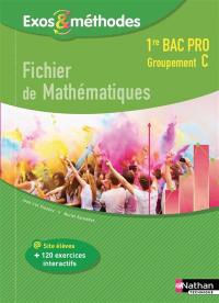 Fichier de mathématiques, 1re bac pro : groupement C