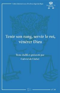 Tenir son rang, servir le roi, vénérer Dieu : correspondance d'une famille de hobereaux du Pays de Sault dans les Pyrénées audoises, pendant les guerres de Louis XV (1741-1770)