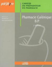 Pharmacie galénique BP