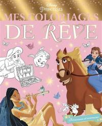 Princesses et animaux : mes coloriages de rêve