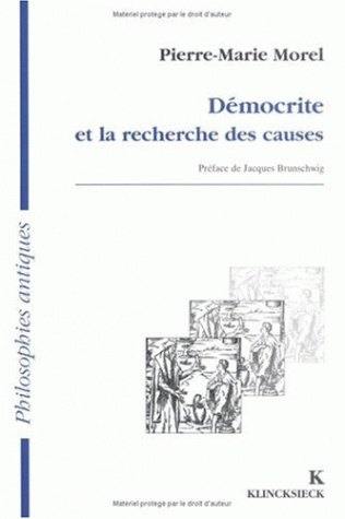 Démocrite et la recherche des causes