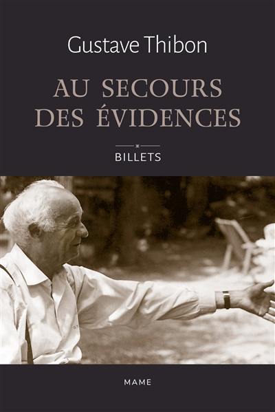 Au secours des évidences : billets