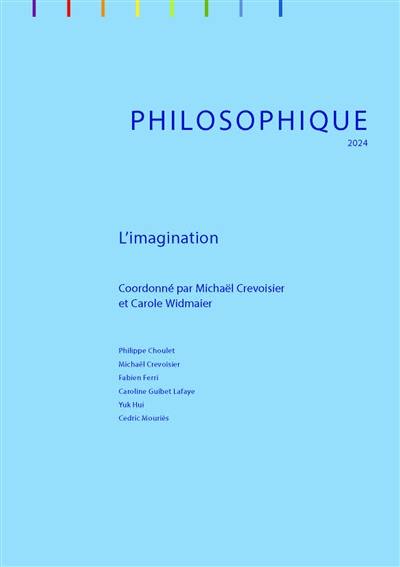 Philosophique, n° 2024. L'imagination