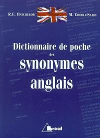 Dictionnaire de poche des synonymes anglais