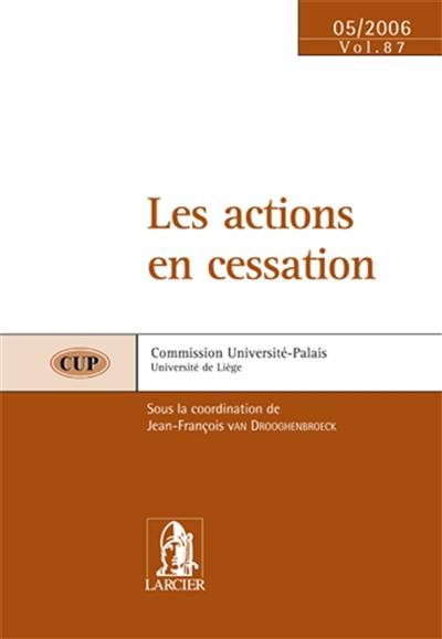 Les actions en cessation