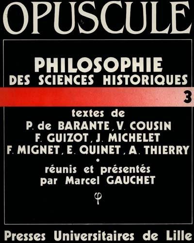 G. de Humboldt : la tâche de l'historien