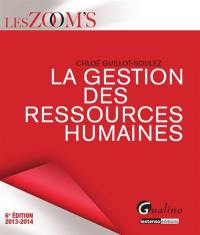 La gestion des ressources humaines