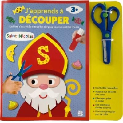 J'apprends à découper : Saint-Nicolas : un livre d'activités manuelles simples pour les petites mains, 3+