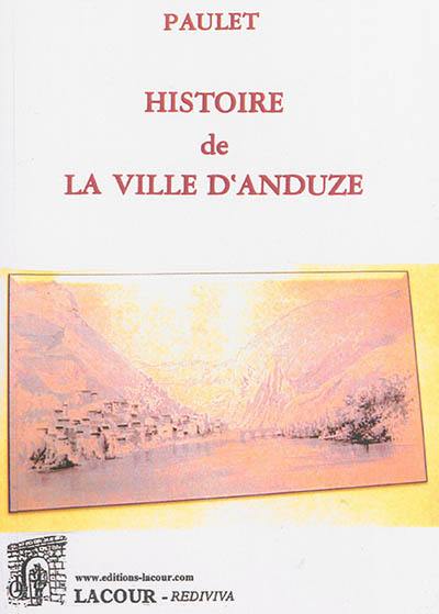 Histoire de la ville d'Anduze