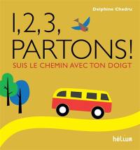 1, 2, 3, partons ! : suis le chemin avec ton doigt