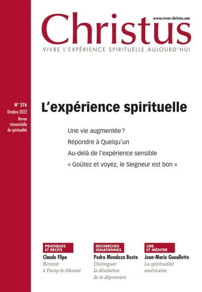 Christus, n° 276. L'expérience spirituelle