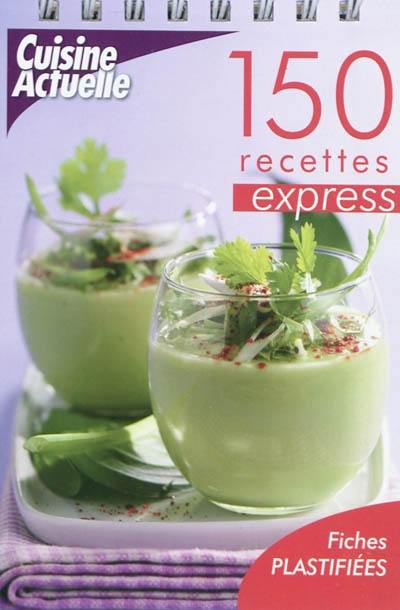 150 recettes express : fiches plastifiées