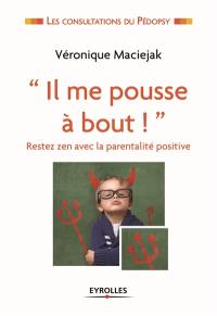 Il me pousse à bout ! : restez zen avec la parentalité positive