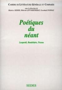 Poétiques du néant