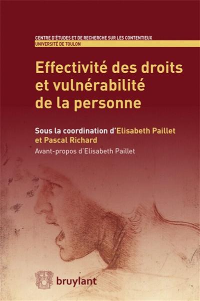 Effectivité des droits et vulnérabilité de la personnes