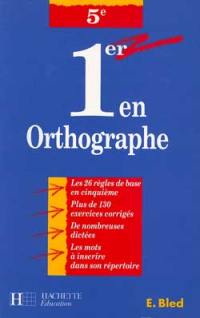 1er en orthographe, 5e