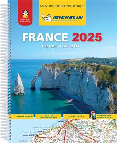 France 2025 : atlas routier et touristique