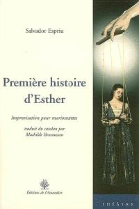 Première histoire d'Esther : improvisation pour marionnettes